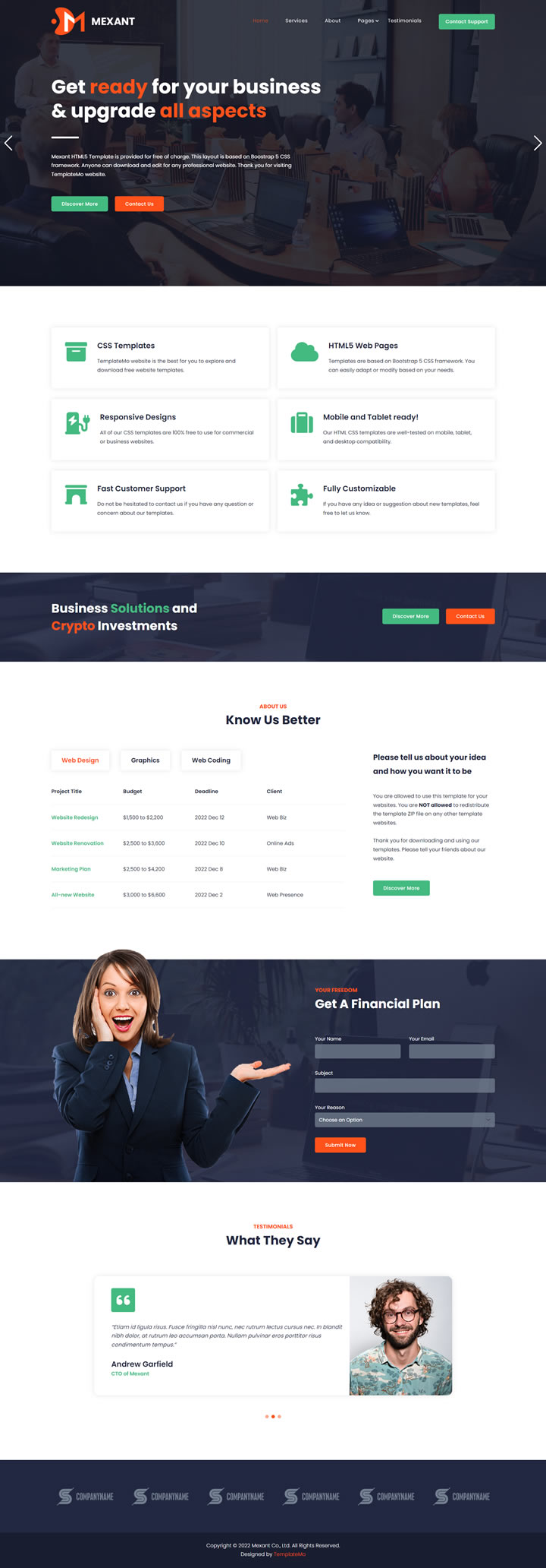 Landing page quảng cáo