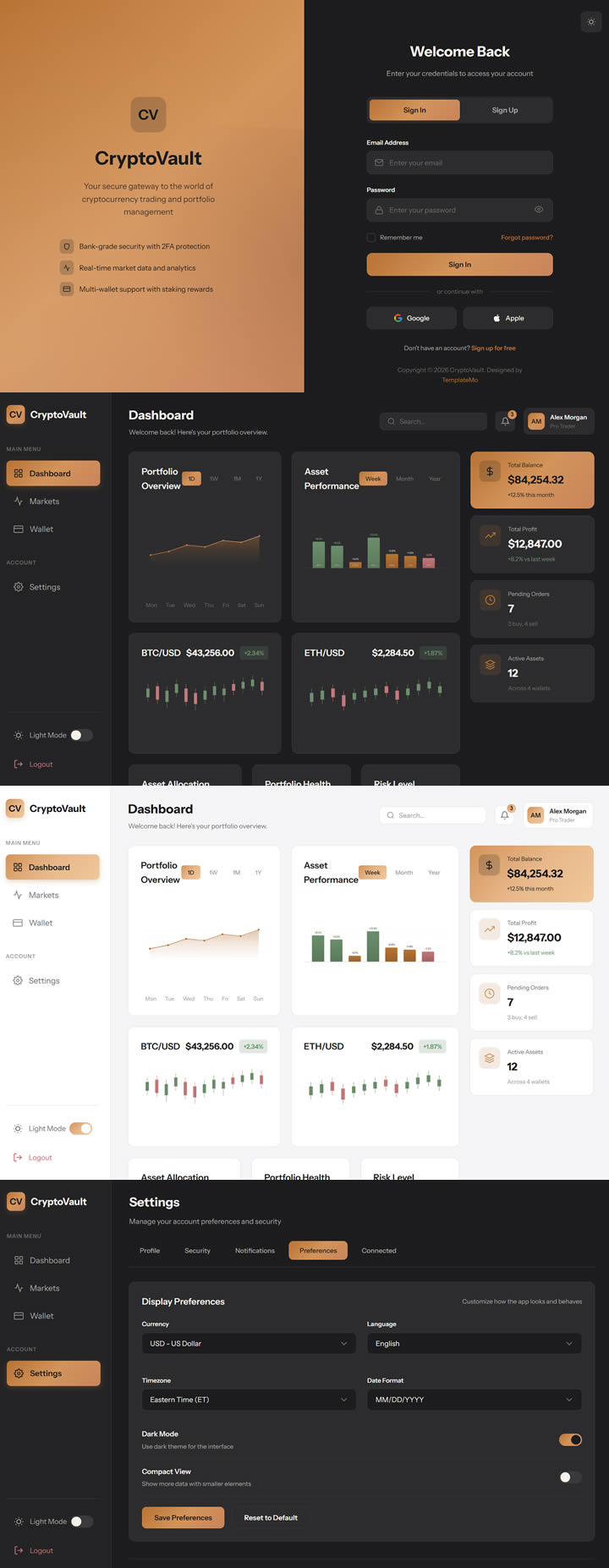 Wireframe planning for landing page